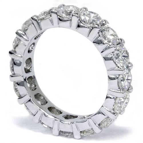 商品Pompeii3|Platinum 5 Ct Diamond Eternity Ring Womens Wedding Band,价格¥28688,第3张图片详细描述