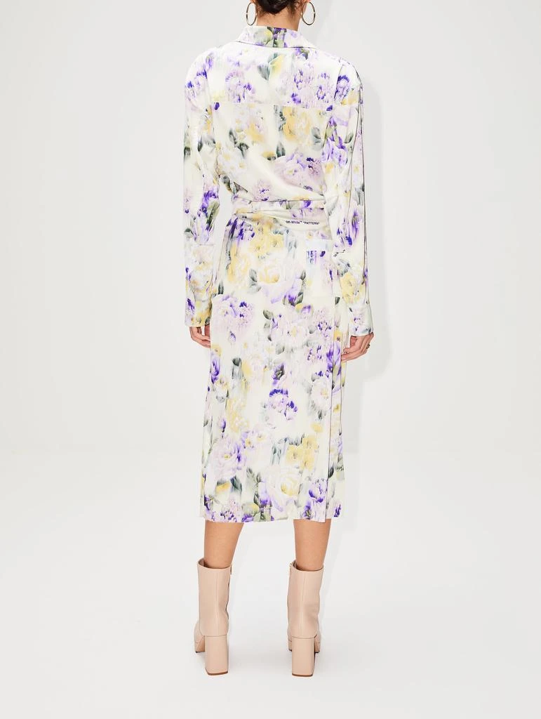 商品Off-White|Mama Twist Satin Dress,价格¥2570,第4张图片详细描述