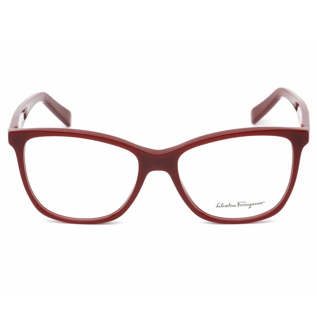 商品Salvatore Ferragamo|Salvatore Ferragamo Women's Eyeglasses - Burgundy Rectangular Frame | SF2903 601,价格¥474,第2张图片详细描述