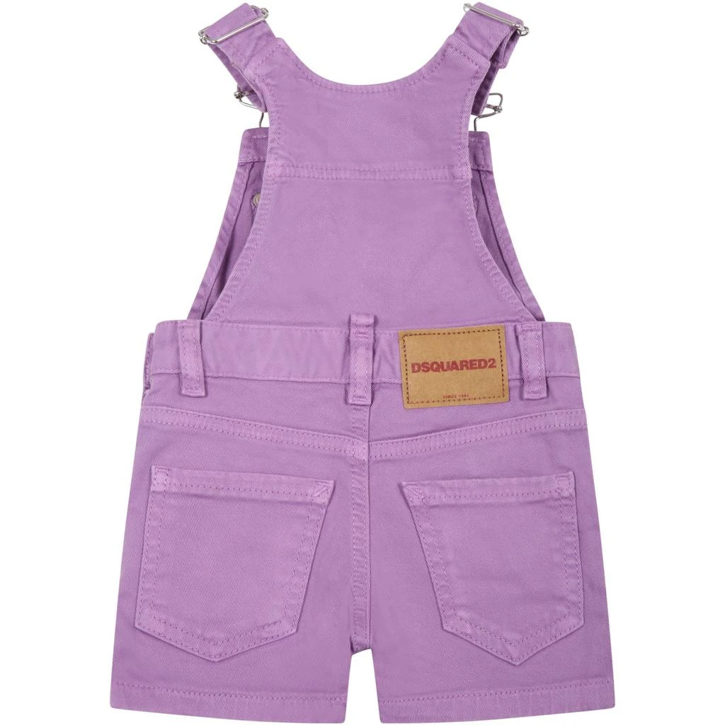 商品DSQUARED2|Dsquared2 Purple Overall For Baby Girl,价格¥1506,第2张图片详细描述