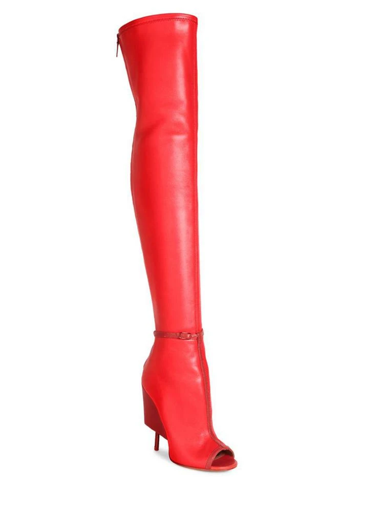 商品Givenchy|Screw Over-The-Knee Leather Boots,价格¥19674,第1张图片