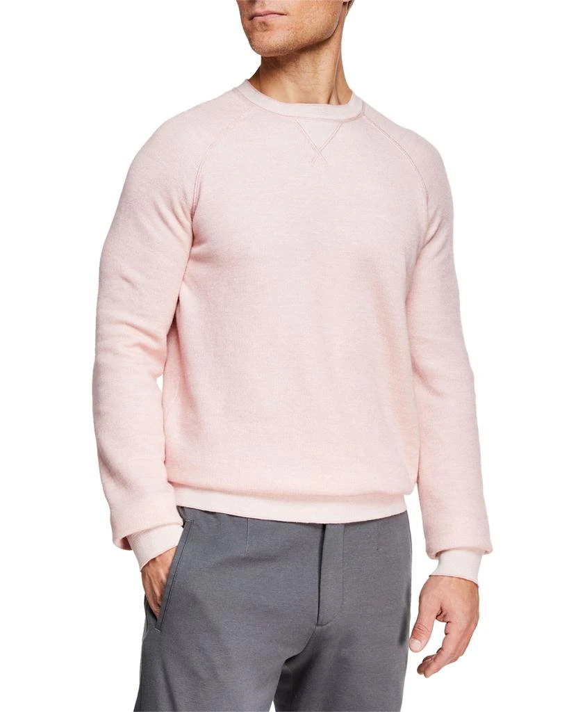 商品Zegna|Men's Cotton/Cashmere Crewneck Sweater,价格¥4160,第1张图片