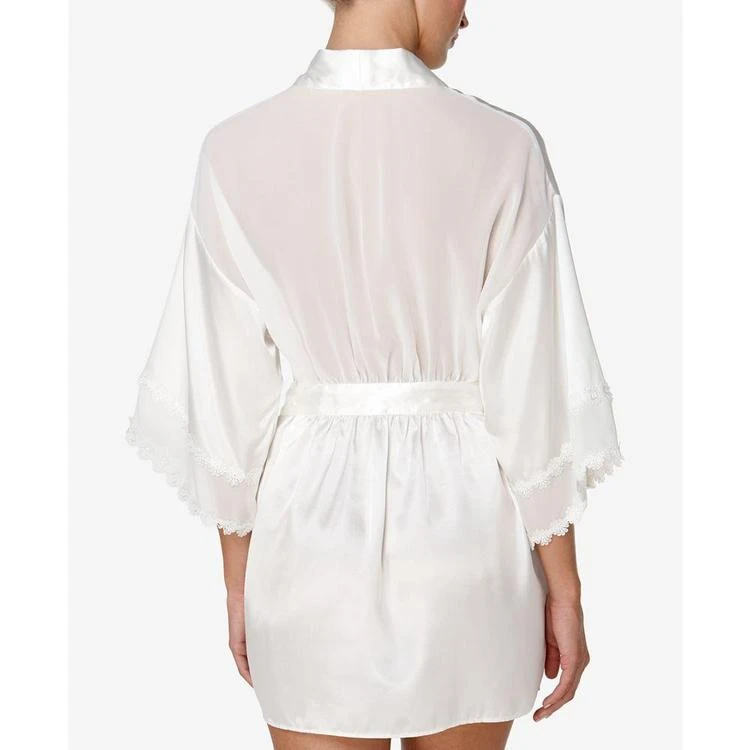 商品Flora Nikrooz|Vivian Lace-Trimmed Wrap Robe,价格¥243,第3张图片详细描述