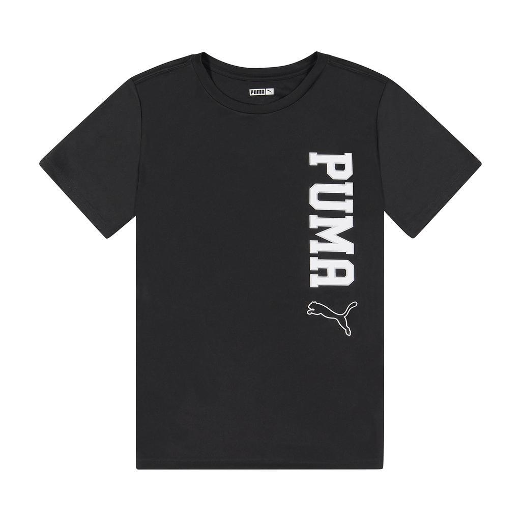 商品Puma|Athletics Club Poly Essential Short Sleeve Performance Tee (Little Kids),价格¥119,第1张图片