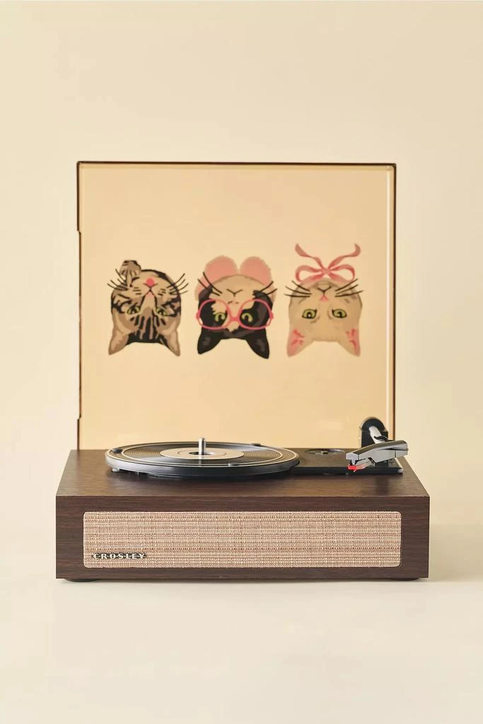 商品Crosley|Crosley UO Exclusive Scout Sassy Cat Record Player,价格¥803,第2张图片详细描述