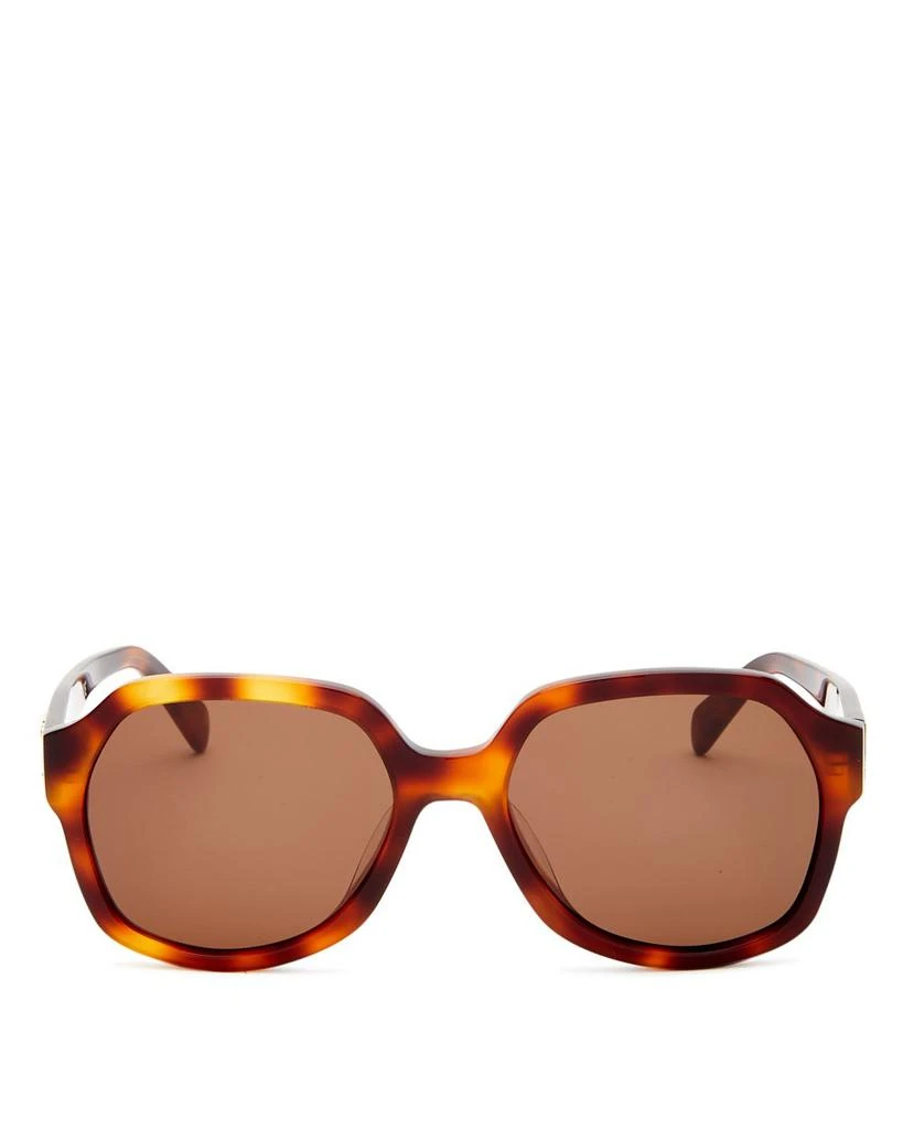 商品Celine| Women's Triomphe Round Sunglasses, 58mm,价格¥3304,第3张图片详细描述