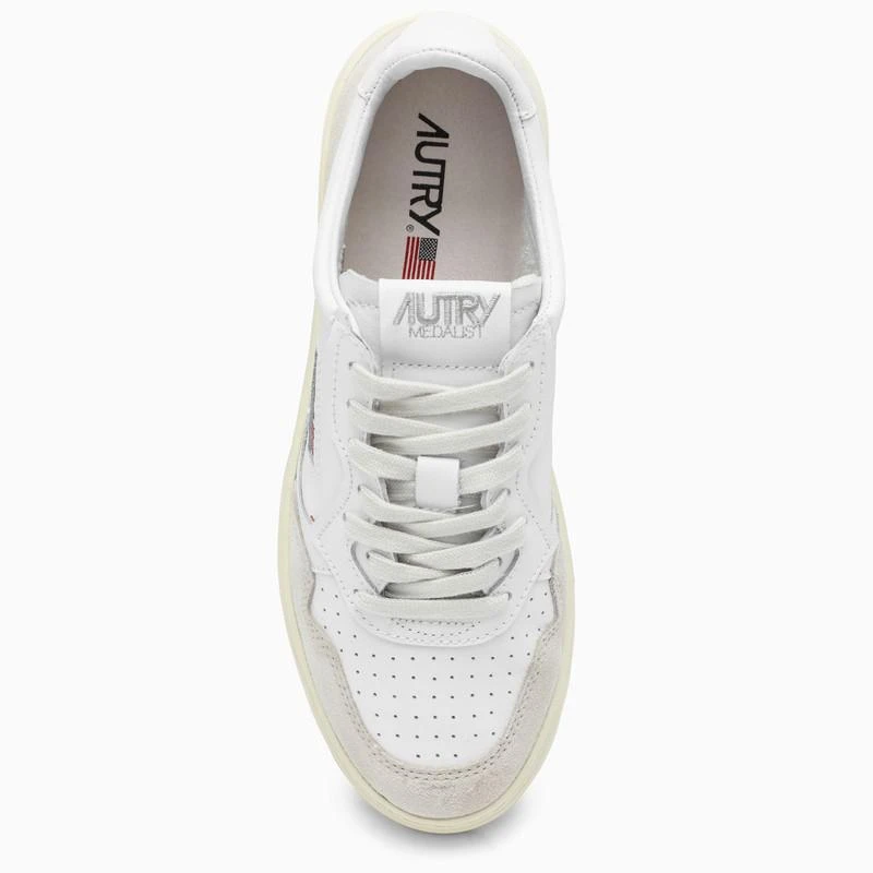 商品Autry|White leather Medalist low-top sneakers,价格¥1314,第3张图片详细描述