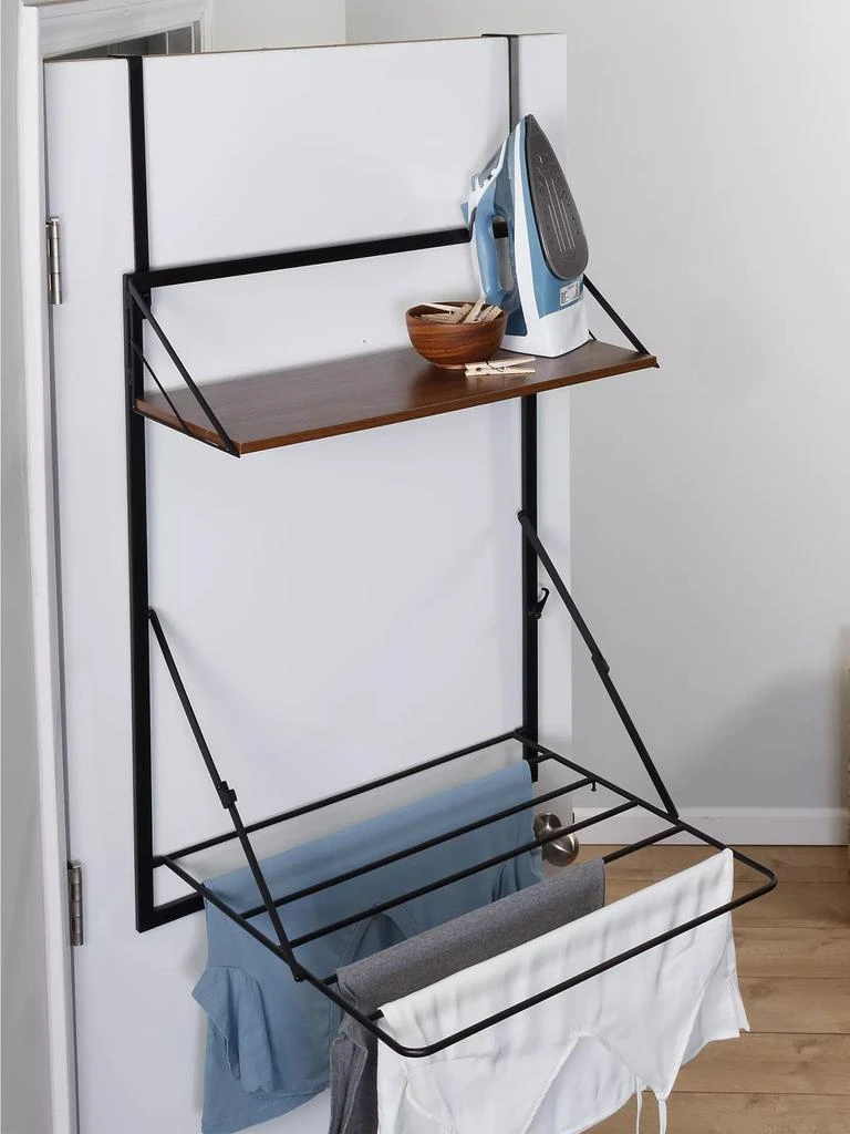 商品Honey Can Do|Collapsible Wall-Mounted Clothes Drying Rack,价格¥759,第2张图片详细描述