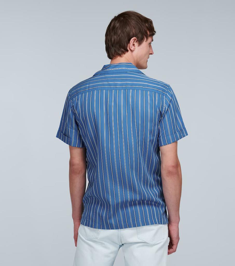 商品Frescobol Carioca|Tencel条纹短袖衬衫,价格¥898,第6张图片详细描述