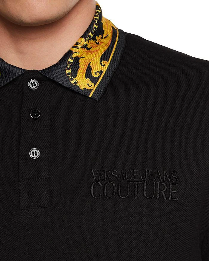商品Versace|Cotton Piqué Polo Shirt,价格¥1442,第3张图片详细描述