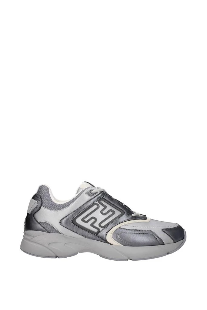 商品Fendi|Sneakers faster Fabric Gray Silver,价格¥3717,第1张图片