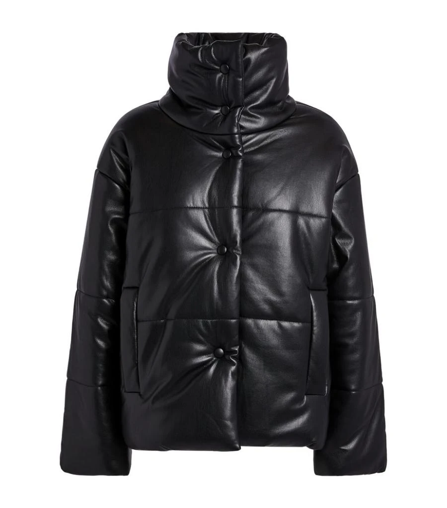 商品Nanushka|Vegan Leather Puffer Jacket,价格¥4843,第1张图片