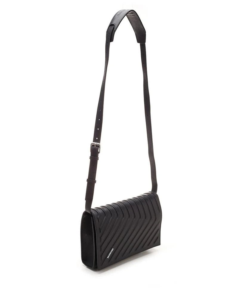 商品Balenciaga|Balenciaga Car Flap Logo Printed Shoulder Bag,价格¥6140,第3张图片详细描述