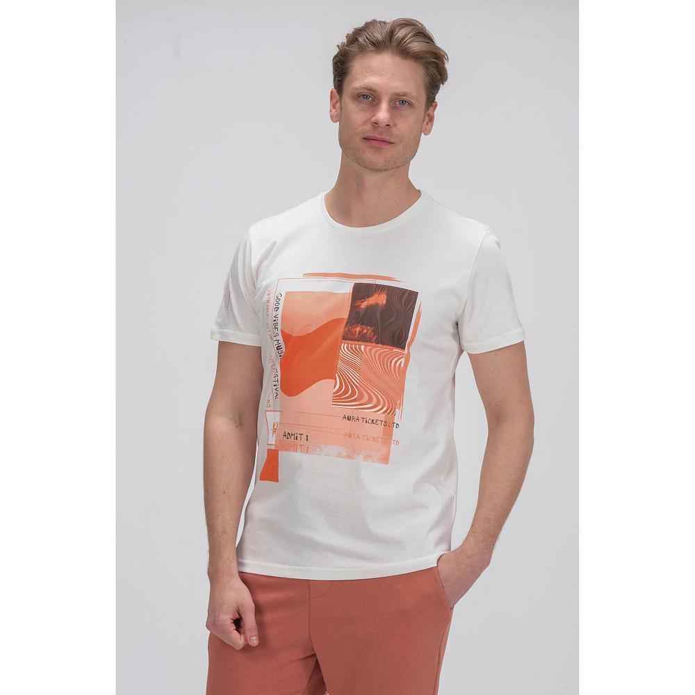 商品RON TOMSON|Men's Modern Print Fitted Admission T-shirt,价格¥439,第5张图片详细描述