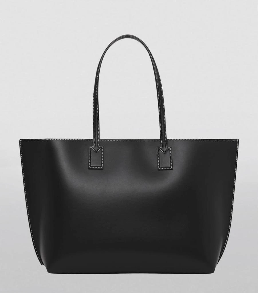 商品Burberry|Medium Leather TB Monogram Tote Bag,价格¥13244,第4张图片详细描述