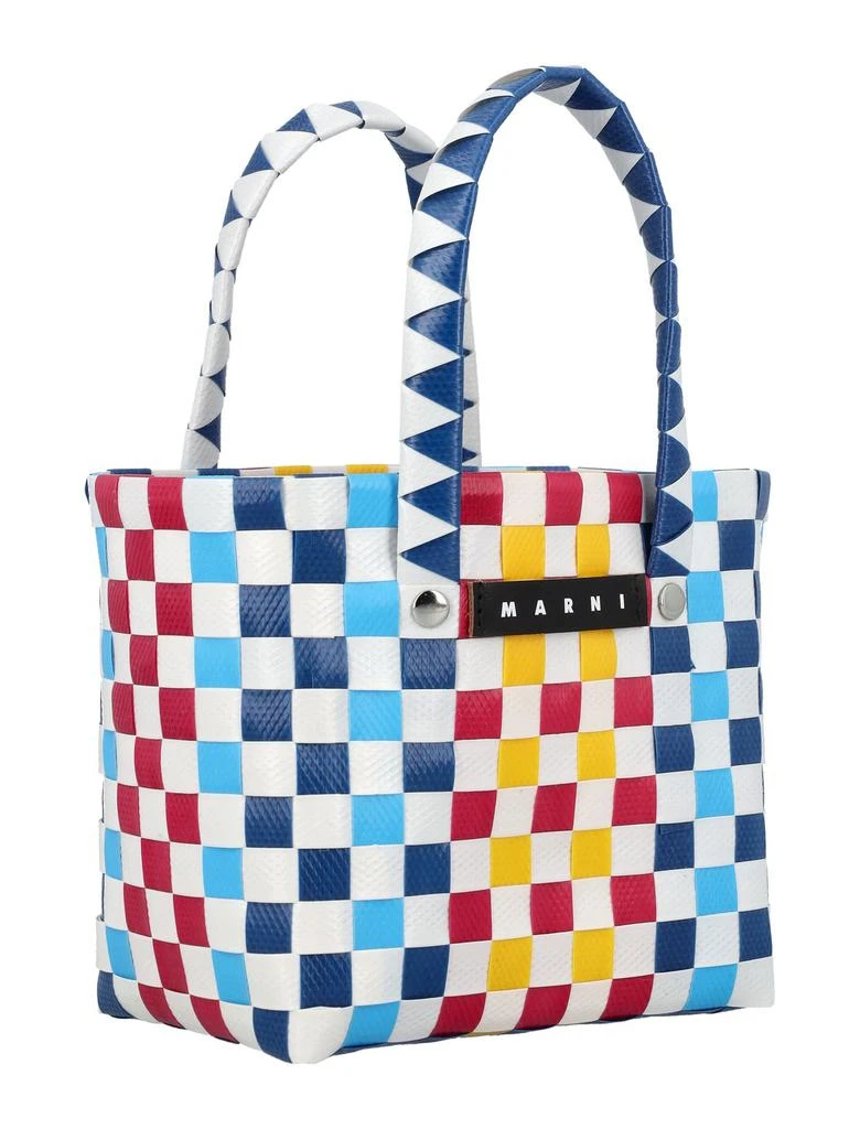 商品Marni|Marni Kids Logo-Patch Woven Tote Bag,价格¥609,第3张图片详细描述