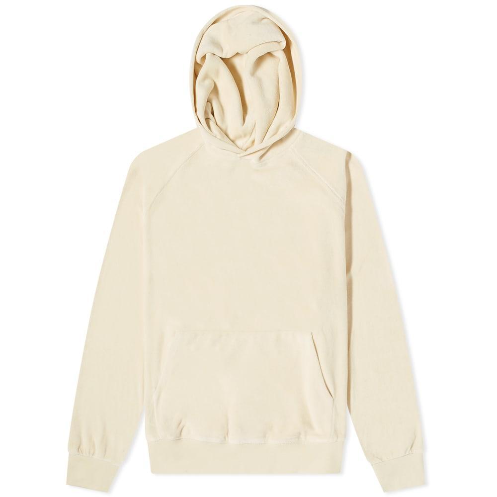 商品Essentials|Fear of God ESSENTIALS Velour Hoody - Egg Shell,价格¥967,第1张图片