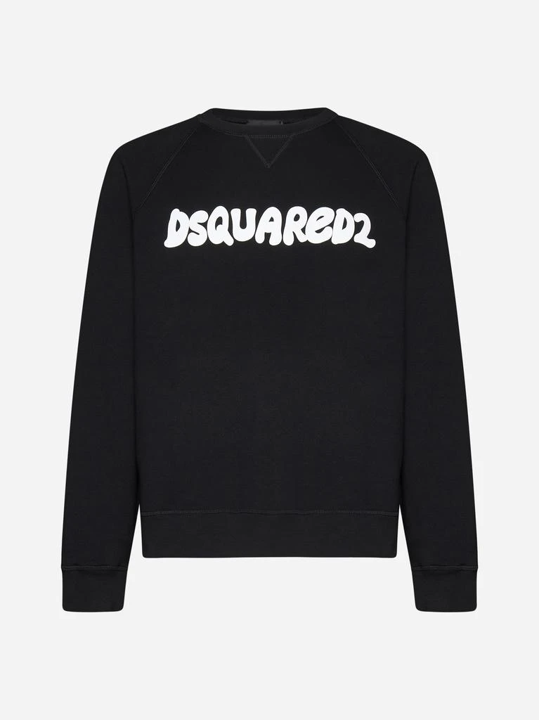 商品DSQUARED2|Logo cotton sweatshirt,价格¥1751,第1张图片