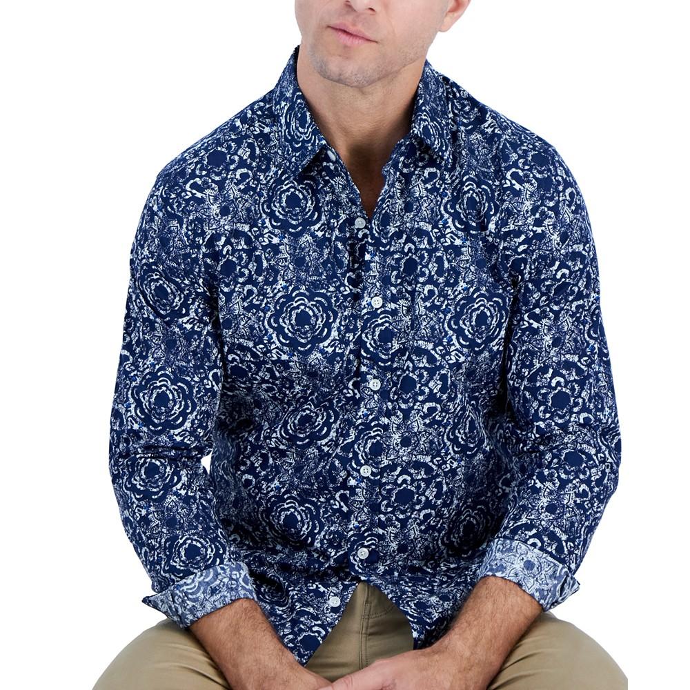 Men's Long-Sleeve Bold Whisper Shirt, Created for Macy's商品第3张图片规格展示