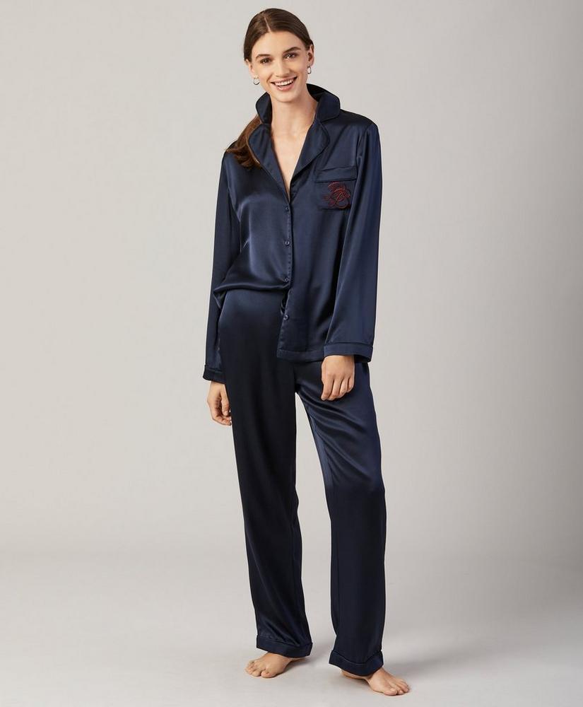 商品Brooks Brothers|Silk-Satin Pajama Set,价格¥1445,第1张图片