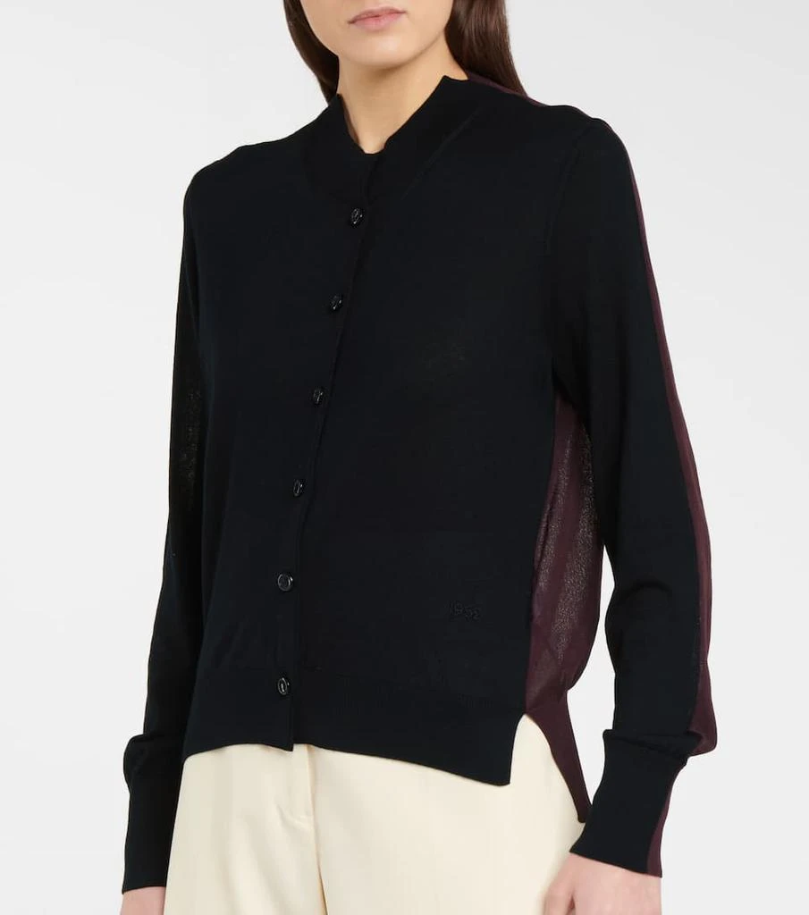 商品Moncler|2 Moncler 1952 cashmere and cotton-blend cardigan,价格¥5671,第4张图片详细描述