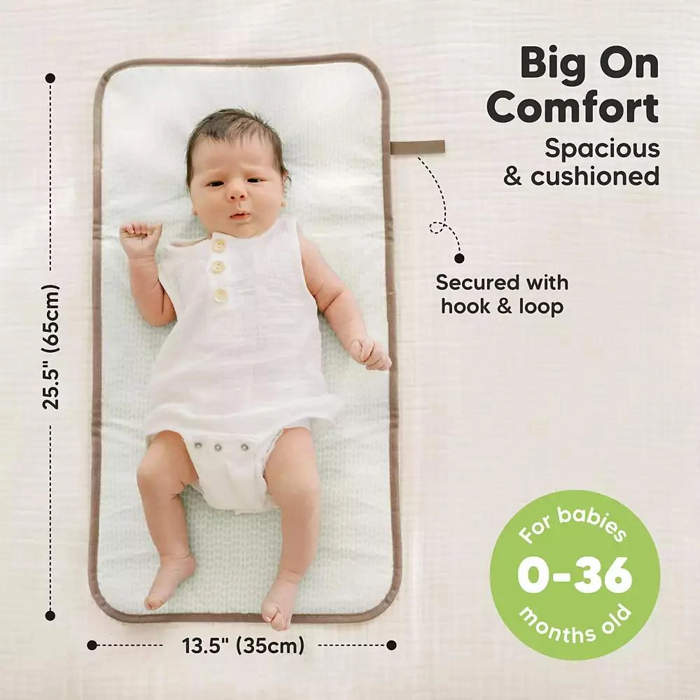 商品KeaBabies|Swift Diaper Changing Pad, Portable Waterproof Diaper Changing Pad for Baby, Travel Changing Pad for Diaper Bag,价格¥105,第3张图片详细描述
