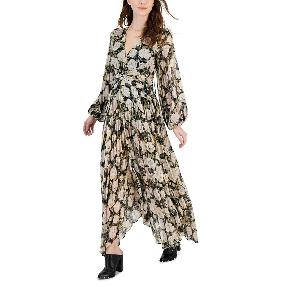 商品ASTR|Women's Ayana Floral Print Pleated Maxi Dress,价格¥221,第3张图片详细描述