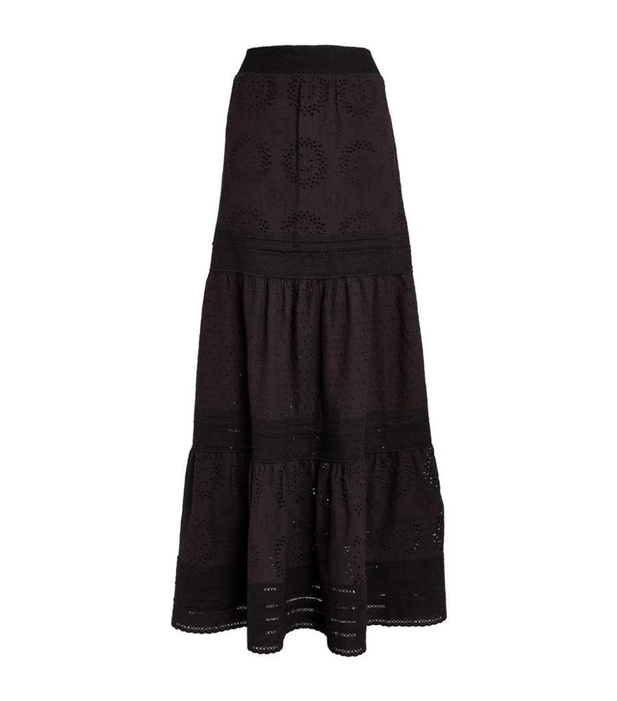 商品Alice + Olivia|Linen-Cotton Reise Maxi Skirt,价格¥2825,第1张图片