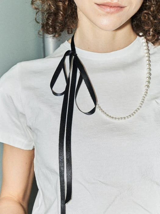 商品ROAJU|Ella strap pearl necklace,价格¥539,第2张图片详细描述