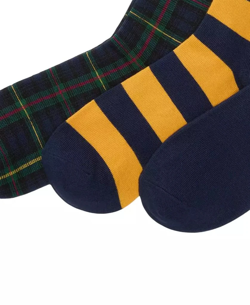 商品Ralph Lauren|Little Boys 3-Pack Placed Dog Socks,价格¥148,第2张图片详细描述