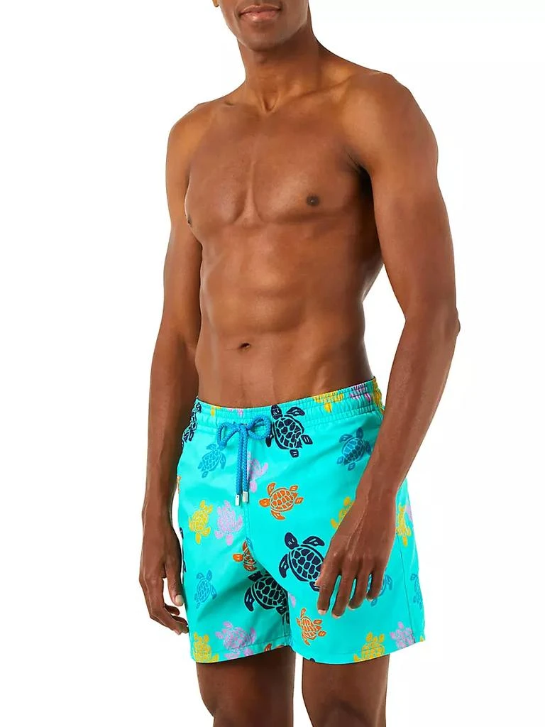 商品Vilebrequin|Ronde Des Tortues Multicolor Swim Shorts,价格¥2139,第1张图片