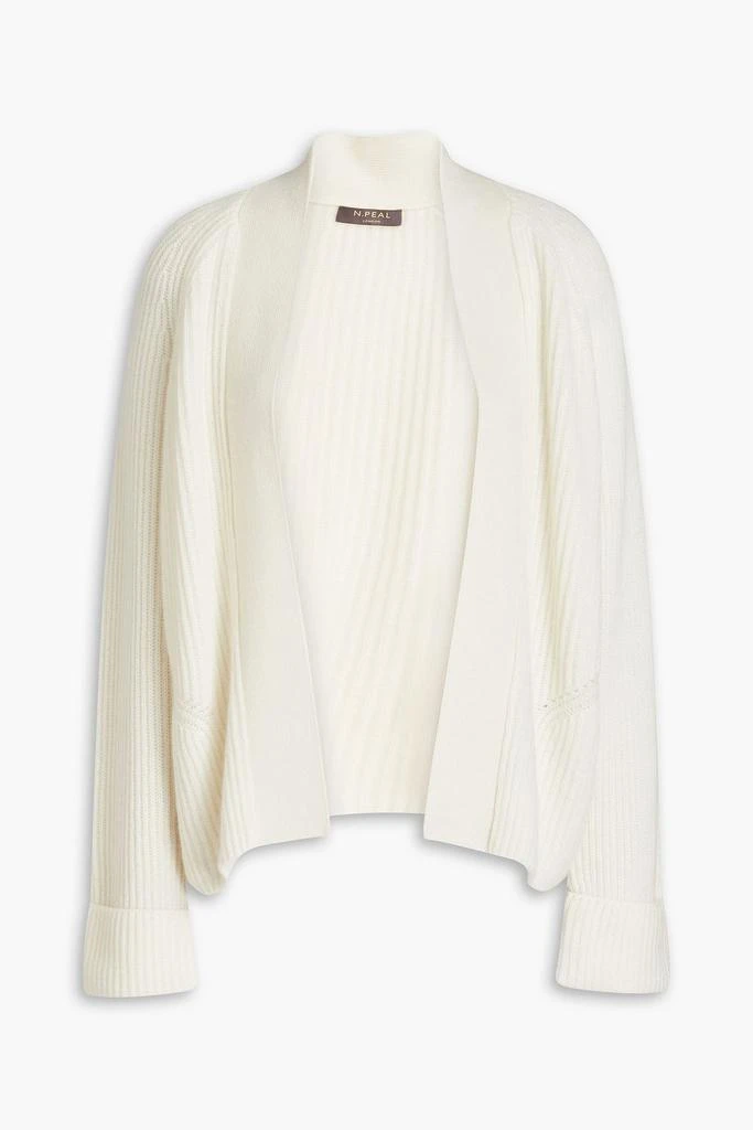 商品N.PEAL|Ribbed cashmere cardigan,价格¥2312,第3张图片详细描述