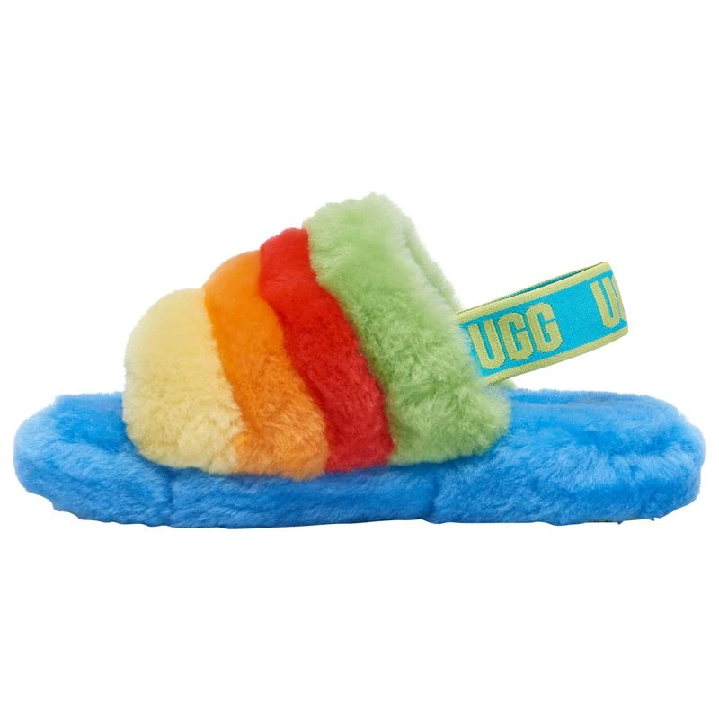 商品UGG|UGG Fluff Yeah Slide - Girls' Grade School,价格¥314,第2张图片详细描述