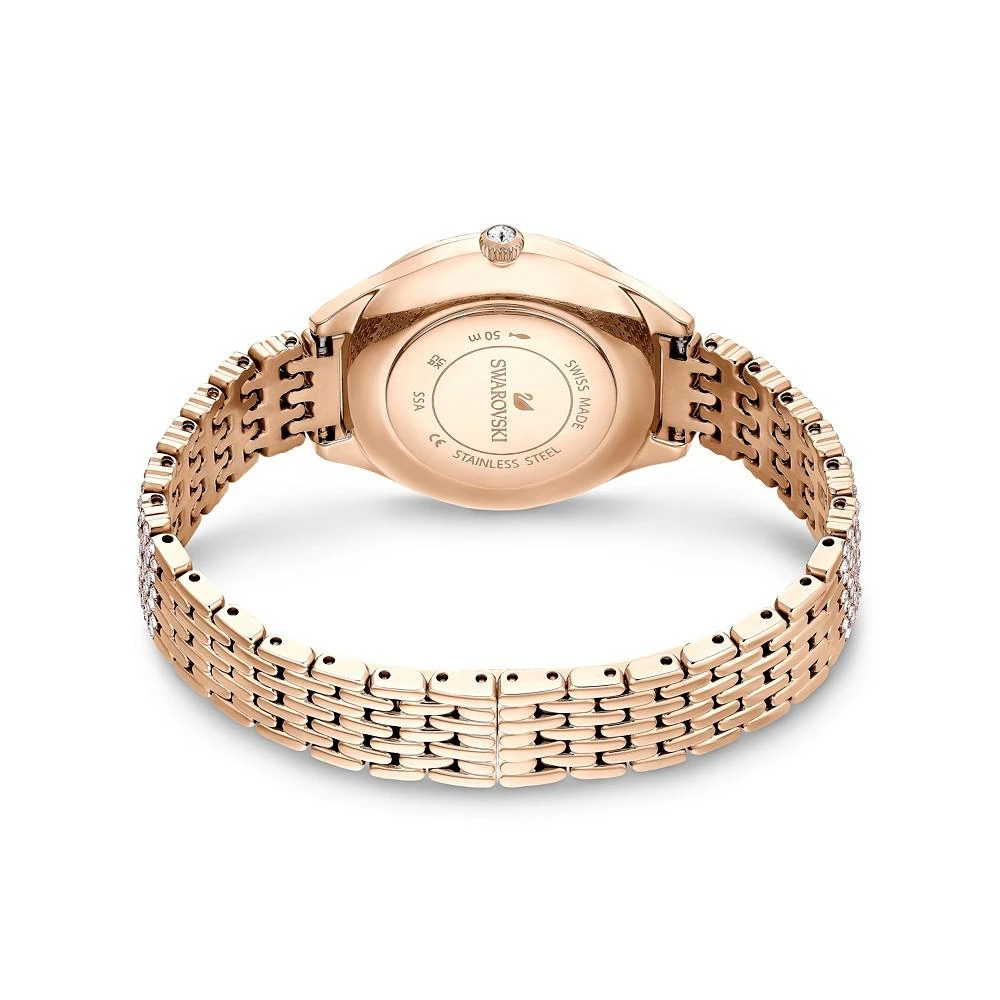 商品Swarovski|Women's Quartz Attract Rose Gold-Tone Metal Watch, Swiss Made 30mm,价格¥3238,第3张图片详细描述