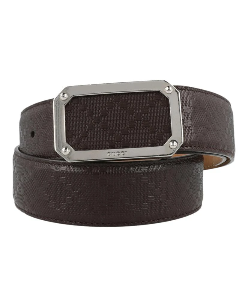 商品Gucci|Diamante Leather Belt,价格¥1109,第3张图片详细描述