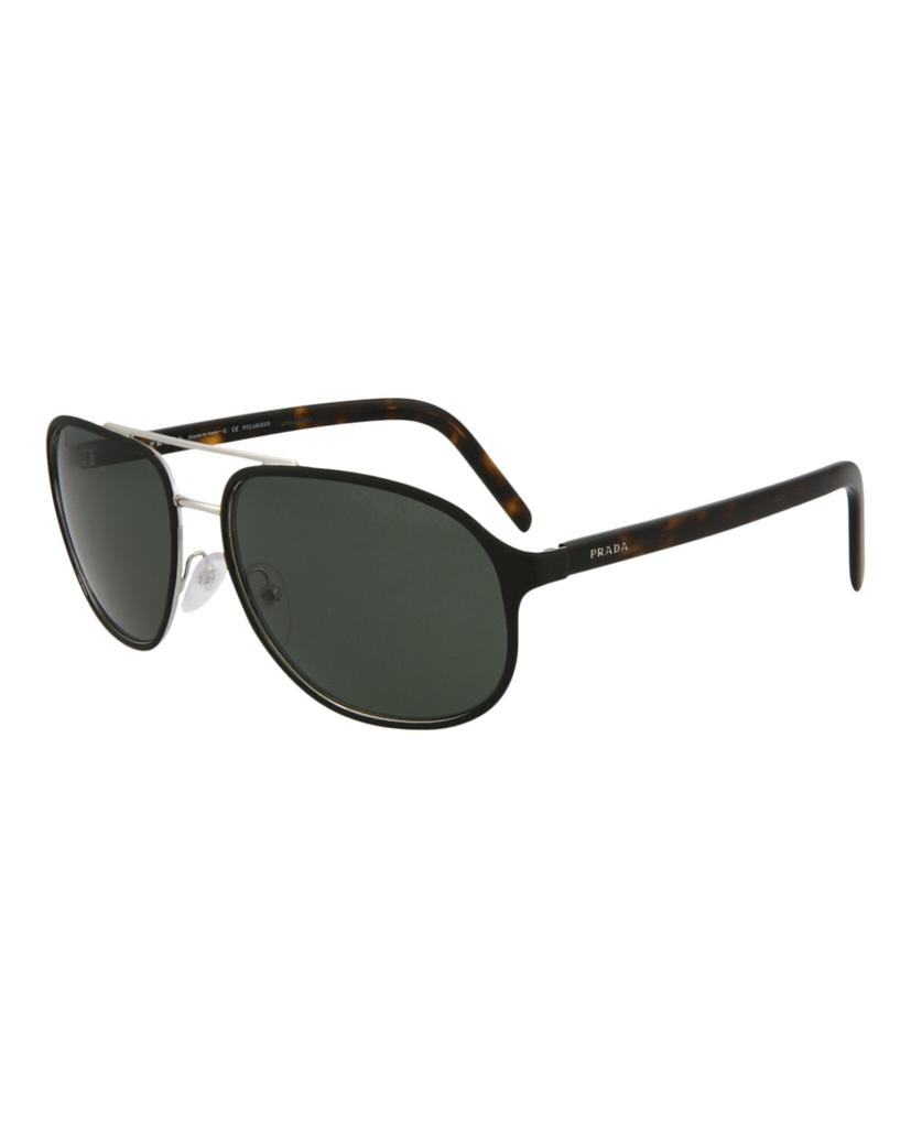 Prada Aviator-Style Metal Sunglasses商品第2张图片规格展示
