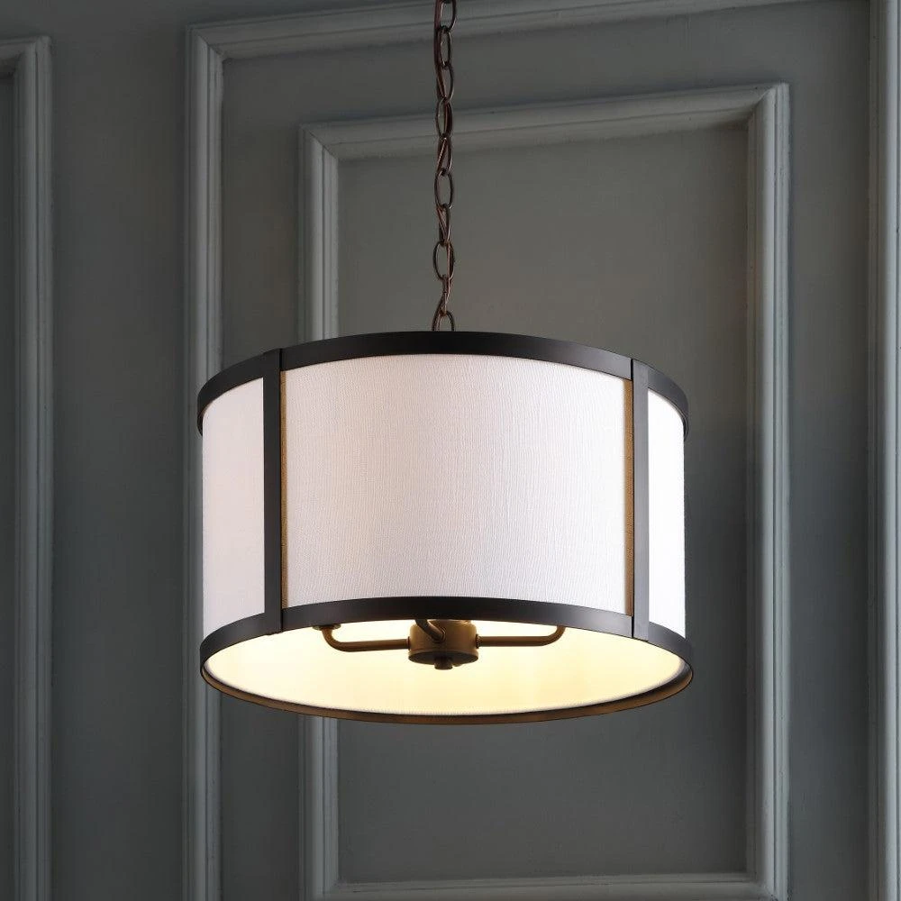 商品JONATHAN Y|Thatcher 17" Metal LED Pendant Light,价格¥1587,第4张图片详细描述