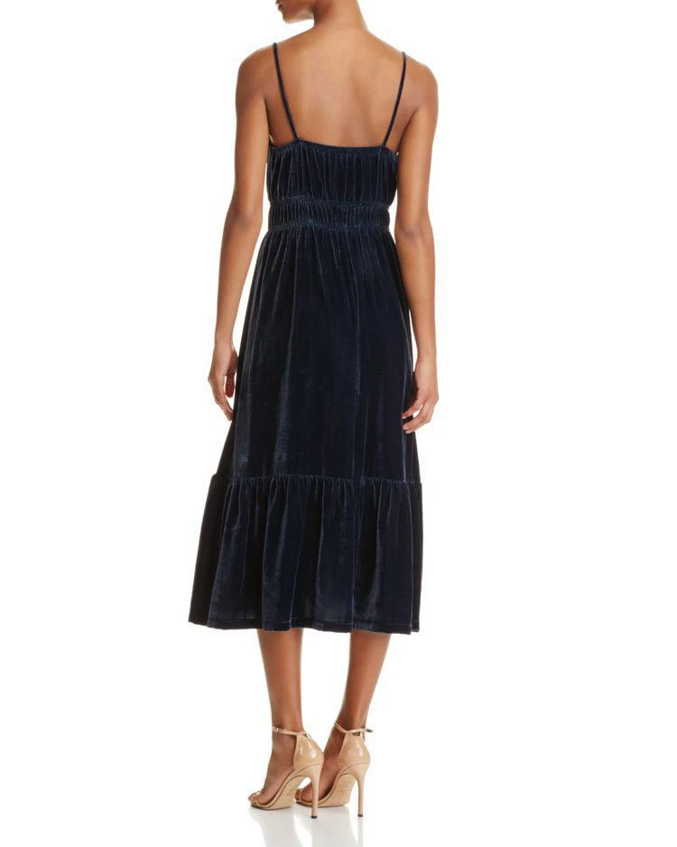 商品Rebecca Minkoff|Mazy Velvet Midi Dress - 100% Exclusive,价格¥805,第2张图片详细描述