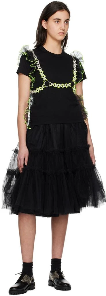 商品Noir Kei Ninomiya|Silver & Green Pin & Pearl Harness,价格¥2646,第4张图片详细描述