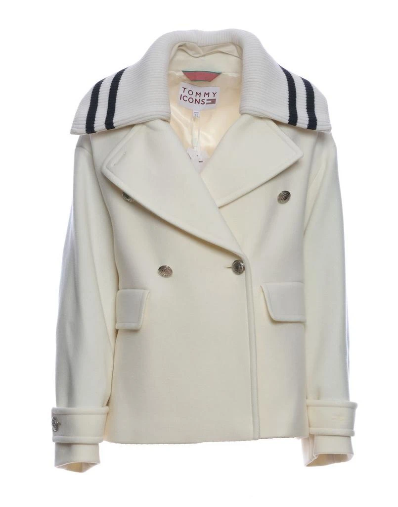 商品Tommy Hilfiger|Tommy Hilfiger Women&#39;s  White Other Materials Coat,价格¥4356,第1张图片