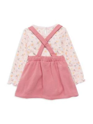 商品Calvin Klein|Baby Girl's 3 Piece Logo Top, Dress & Brief Set,价格¥109,第2张图片详细描述