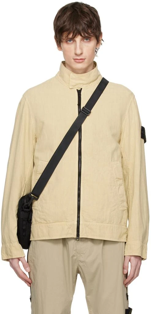 商品Stone Island|Beige Patch Jacket,价格¥7254,第1张图片