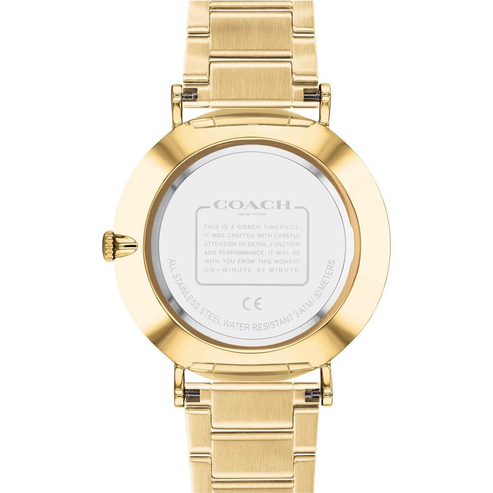 商品Coach|Men's Charles Gold-Tone Stainless Steel Bracelet Watch 41mm,价格¥1002,第5张图片详细描述