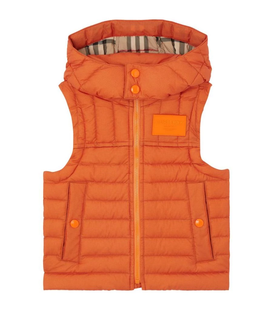 商品Burberry|Horseferry Appliqué Padded Gilet (6-24 Months),价格¥2916,第1张图片