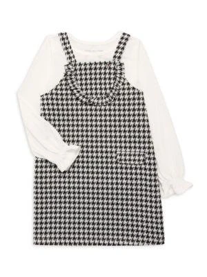 商品Tommy Hilfiger|Little Girl's 2-Piece Logo Top & Dress Set,价格¥80,第1张图片