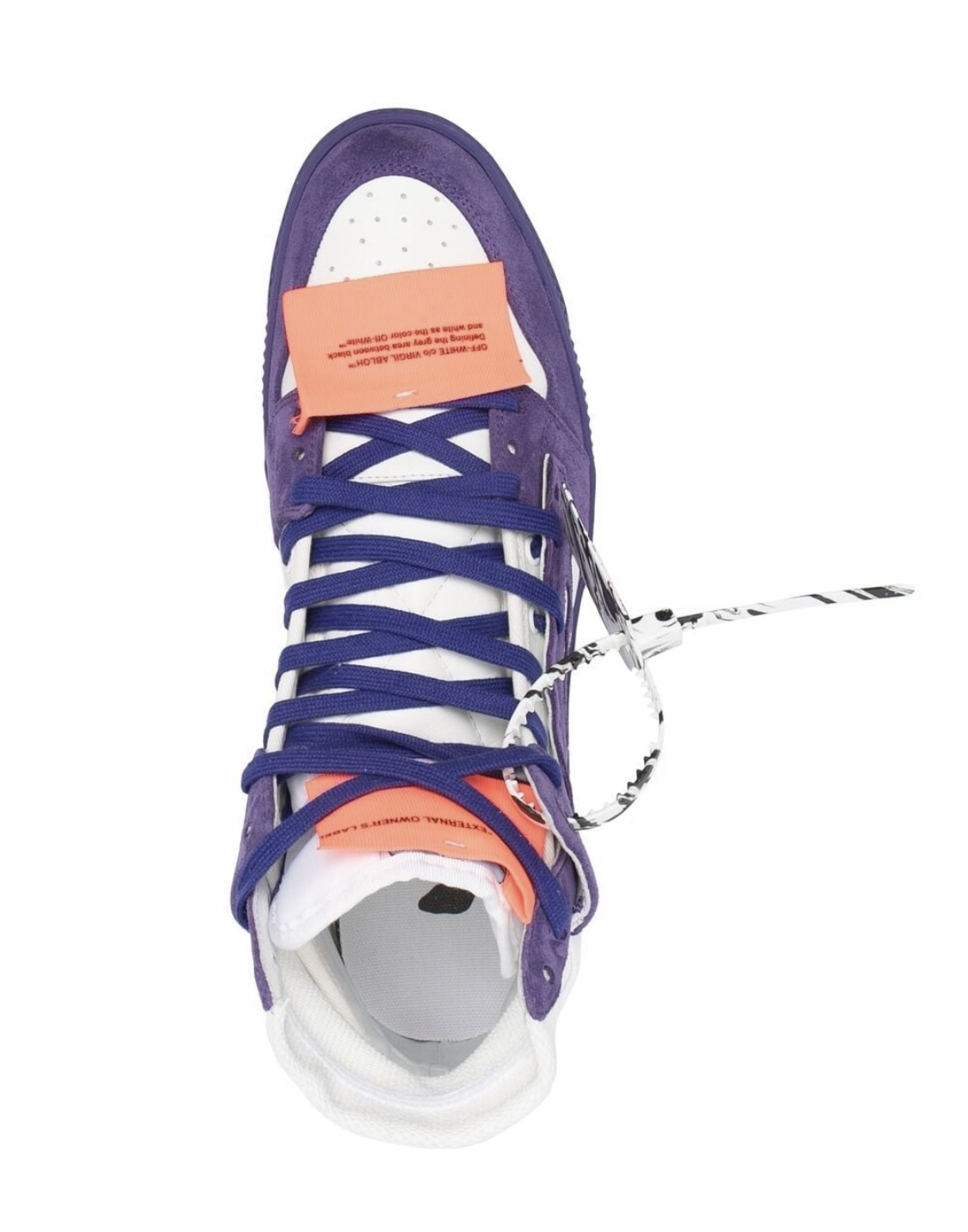 男士休闲板鞋 紫白色 OMIA065S21LEA002-3509商品第4张图片规格展示