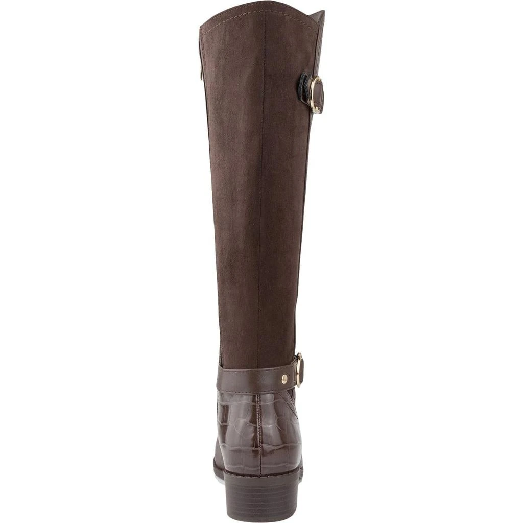 Karen Scott Womens Leandraa Faux Leather Knee-High Boots 商品