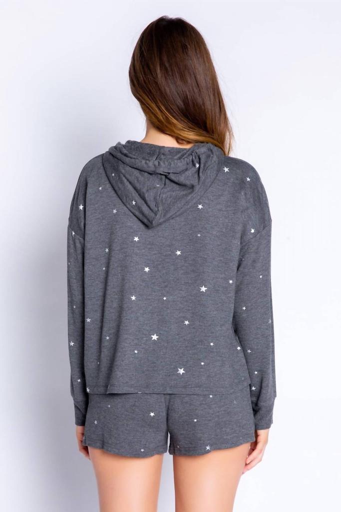 Shining Star Hoody in Heather Charcoal商品第2张图片规格展示