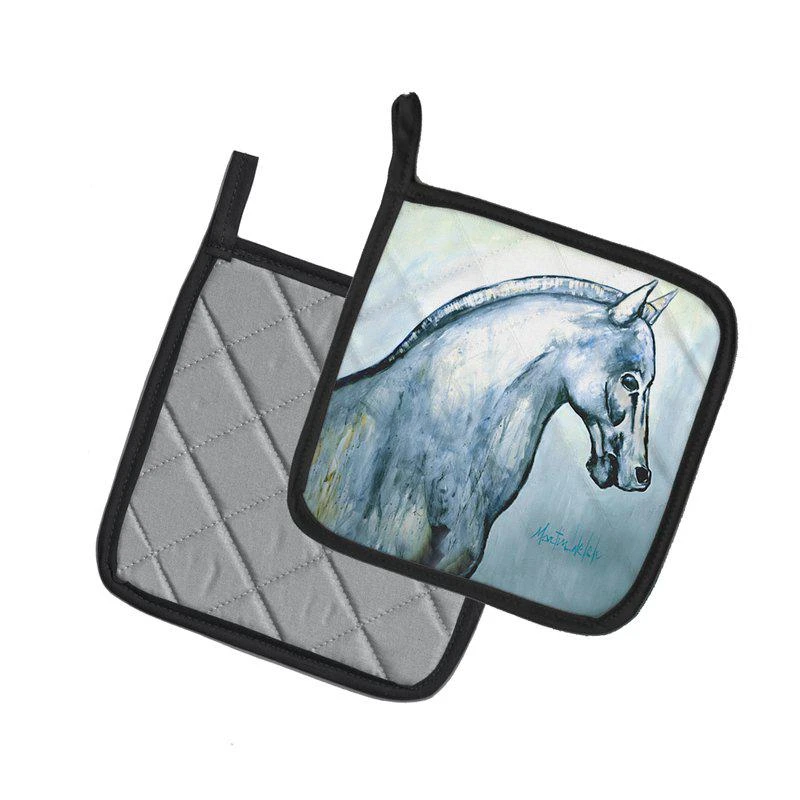 商品Caroline's Treasures|Noble Horse Pair of Pot Holders,价格¥170,第2张图片详细描述