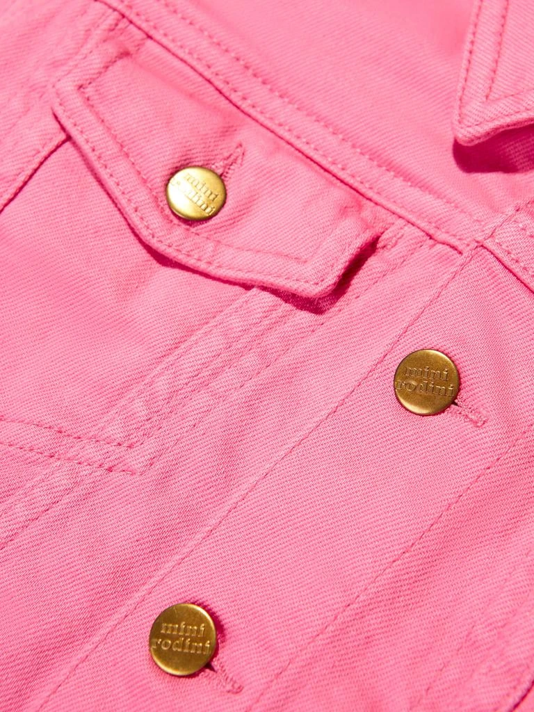 商品Mini Rodini|Mini Rodini Girls Organic Cotton Nessie Jacket in Pink,价格¥570,第3张图片详细描述